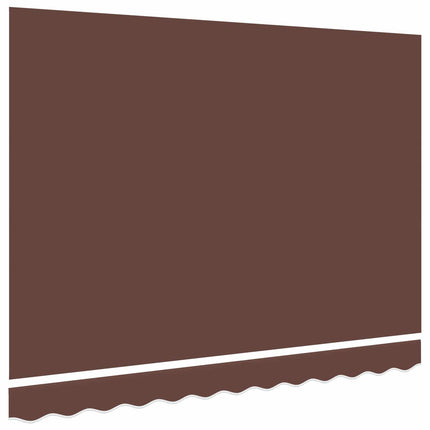 Ersättningstyg för markis brun 300x250 cm polyester