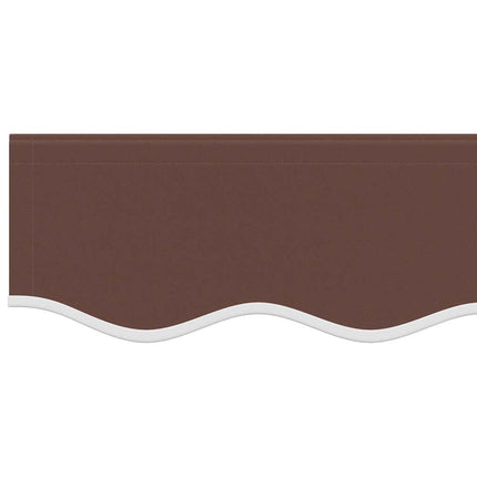 Ersättningstyg för markis brun 350x250 cm polyester