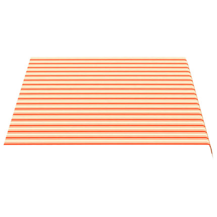 Markisväv gul och orange 3,5x2,5 m