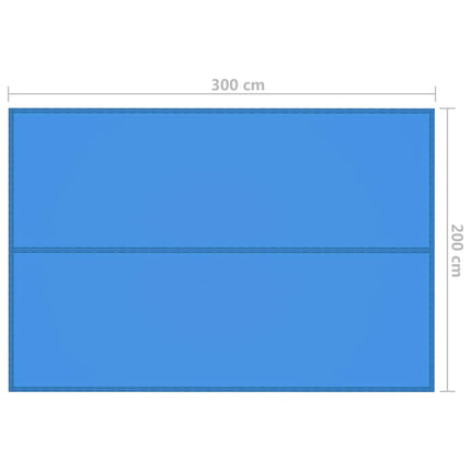 Tarp 3x2 m blå