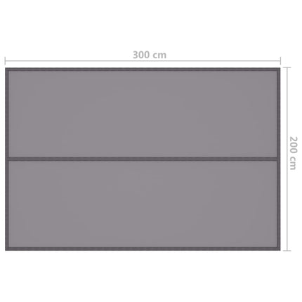 Tarp 3x2 m grå