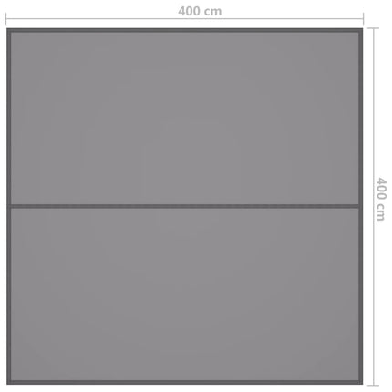 Tarp 4x4 m grå