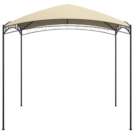 Paviljong 3x3x2,65 m gräddvit 180 g/m²