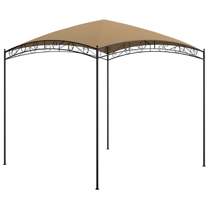 Paviljong 3x3x2,65 m taupe 180 g/m²
