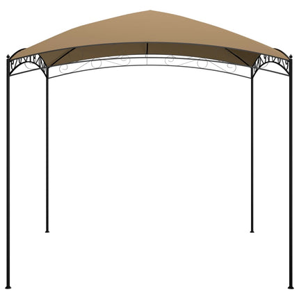 Paviljong 3x3x2,65 m taupe 180 g/m²