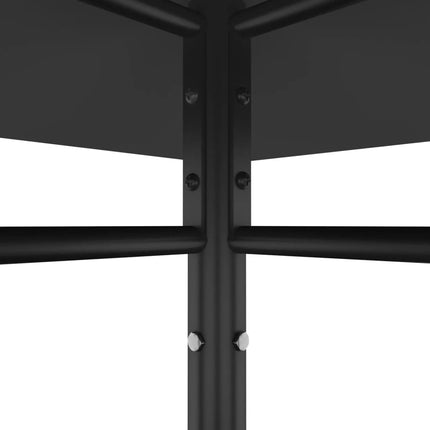 Paviljong 3x3x2,7 m antracit 180 g/m²