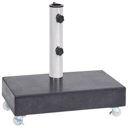 Parasollfot svart 45x25x8 cm granit