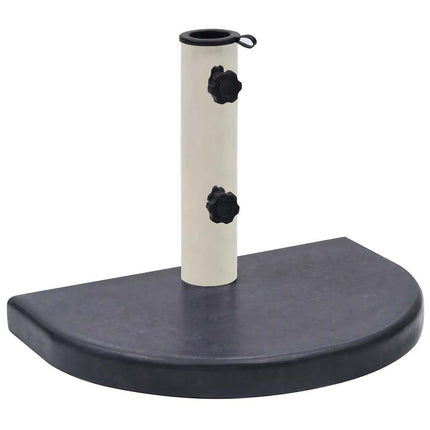 Parasollfot svart 40x28x4 cm granit