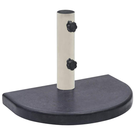 Parasollfot svart 40x28x4 cm granit