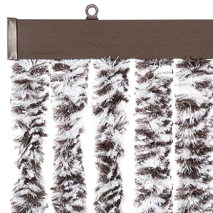 Insektsdraperi brun och beige 56x200 cm chenille