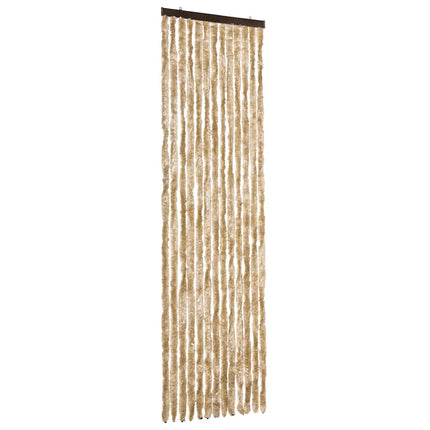 Insektsdraperi beige 56x200 cm chenille