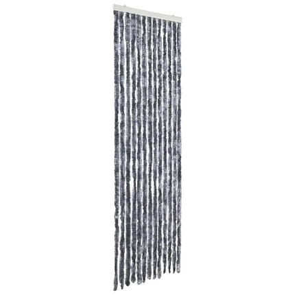 Insektsdraperi silver 56x200 cm chenille