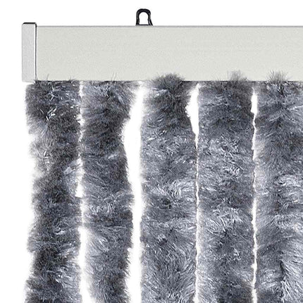 Insektsdraperi silver 56x200 cm chenille
