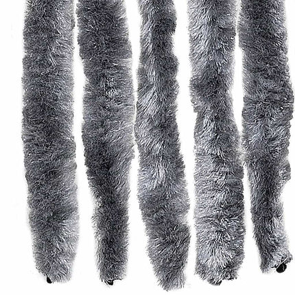 Insektsdraperi silver 56x200 cm chenille