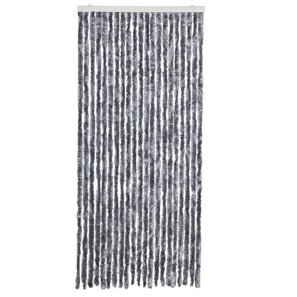 Insektsdraperi silver 90x200 cm chenille