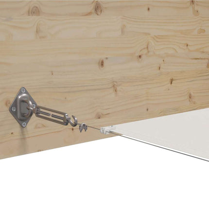 Markis vertikal vit 100x1000 cm oxfordtyg