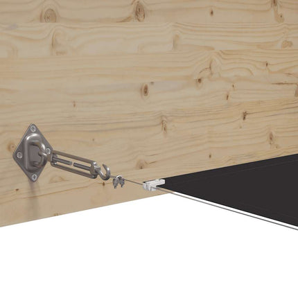 Markis vertikal antracit 60x800 cm oxfordtyg