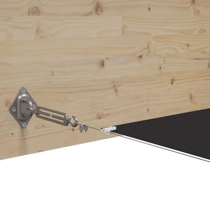 Markis vertikal antracit 180x1200 cm oxfordtyg