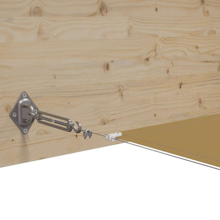 Markis vertikal beige 140x1200 cm oxfordtyg