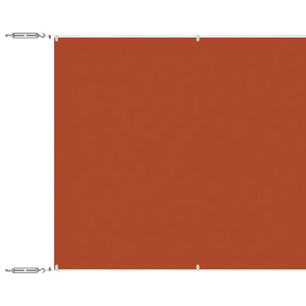 Markis vertikal terrakotta 100x1200 cm oxfordtyg