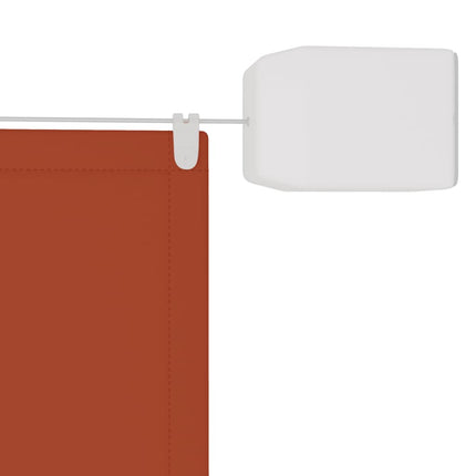 Markis vertikal terrakotta 140x360 cm oxfordtyg