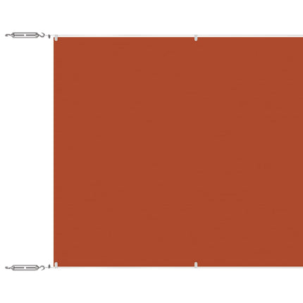 Markis vertikal terrakotta 140x600 cm oxfordtyg