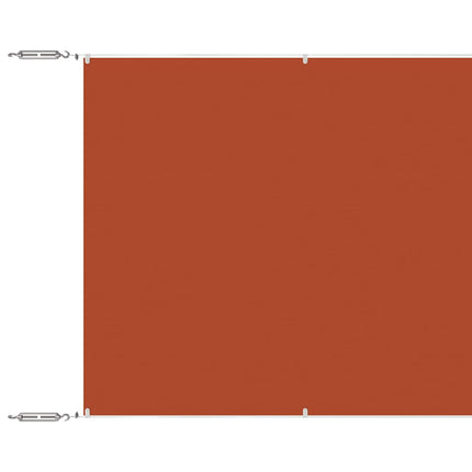 Markis vertikal terrakotta 140x800 cm oxfordtyg