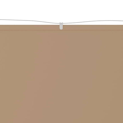 Markis vertikal taupe 100x1000 cm oxfordtyg