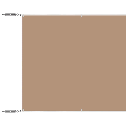 Markis vertikal taupe 140x600 cm oxfordtyg