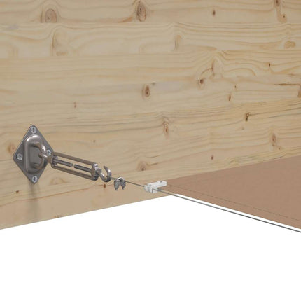 Markis vertikal taupe 140x600 cm oxfordtyg