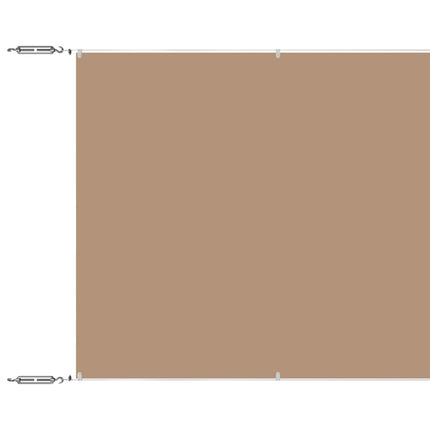 Markis vertikal taupe 140x800 cm oxfordtyg