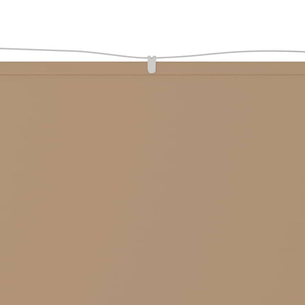 Markis vertikal taupe 180x1000 cm oxfordtyg