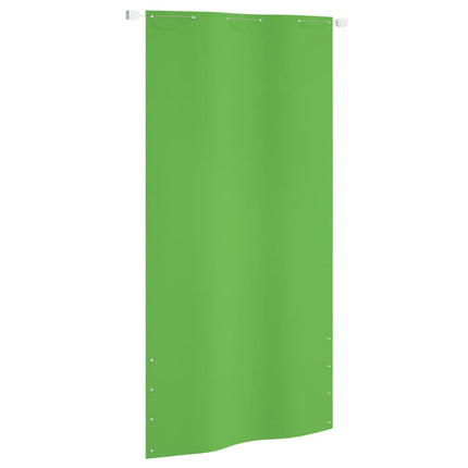 Balkongskärm ljusgrön 120x240 cm oxfordtyg