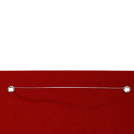 Balkongskärm röd 80x240 cm oxfordtyg