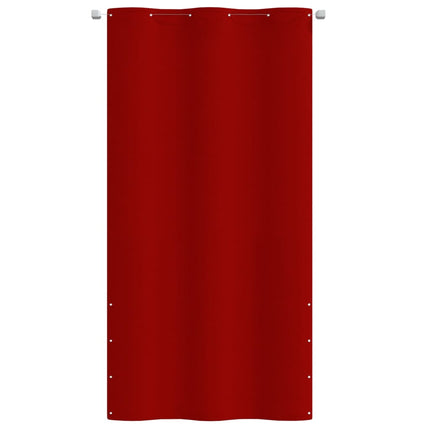 Balkongskärm röd 120x240 cm oxfordtyg
