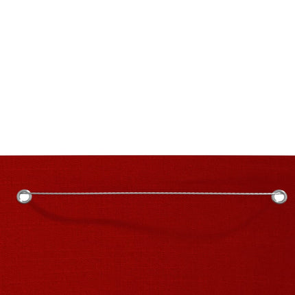 Balkongskärm röd 140x240 cm oxfordtyg