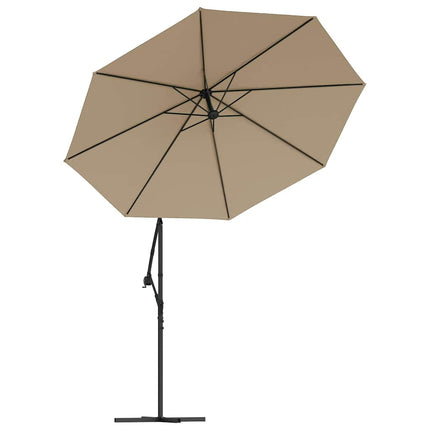 Ersättningstyg för fribärande parasoll taupe 350 cm