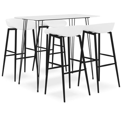 Bargrupp 5 delar vit