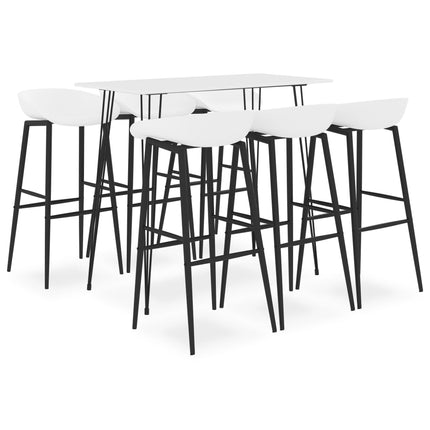 Bargrupp 7 delar vit