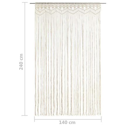 Gardin makramé 140x240 cm bomull