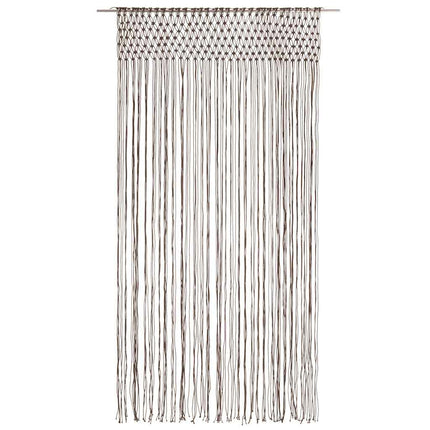 Gardin makramé taupe 140x240 cm bomull