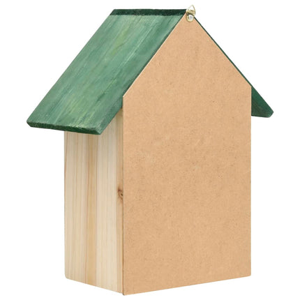 Insektshotell 2 st 23x14x29 massivt granträ