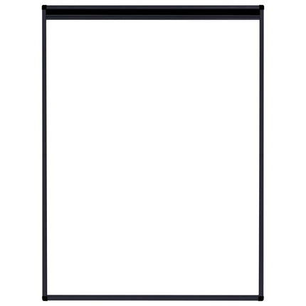 Plisserat insektsnät för fönster aluminium antracit 60x80cm