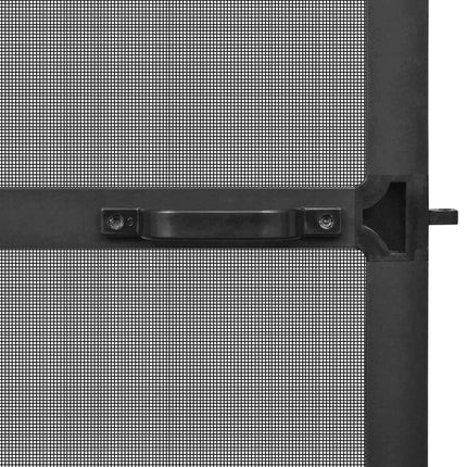 Fällbart insektsfilter Antracit och svart 120 x 240 cm
