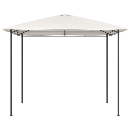 Paviljong 3x3x2,6 m gräddvit 160 g/m²