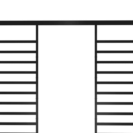 Paviljong med infällbart tak 4x3x2,3 m antracit 180 g/m²