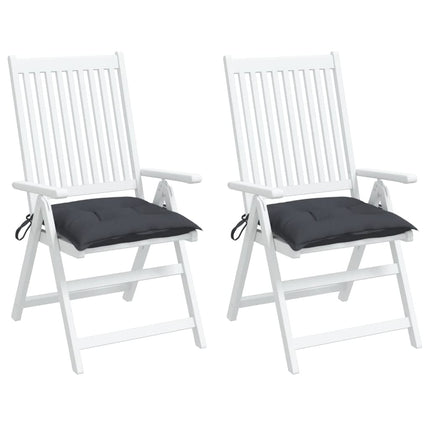 Stolsdynor 2 st antracit 40x40x7 cm oxfordtyg