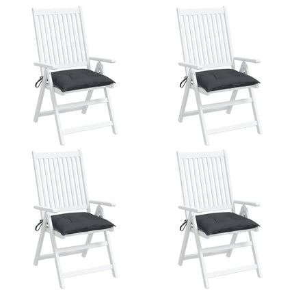 Stolsdynor 4 st antracit 40x40x7 cm oxfordtyg