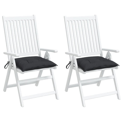 Stolsdynor 2 st svart 40x40x7 cm oxfordtyg