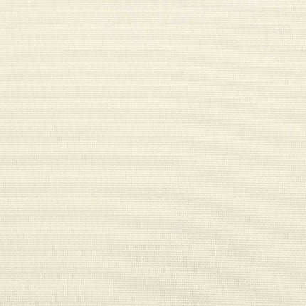 Bänkdyna för trädgården gräddvit 120x(50+50)x7 cm oxfordtyg